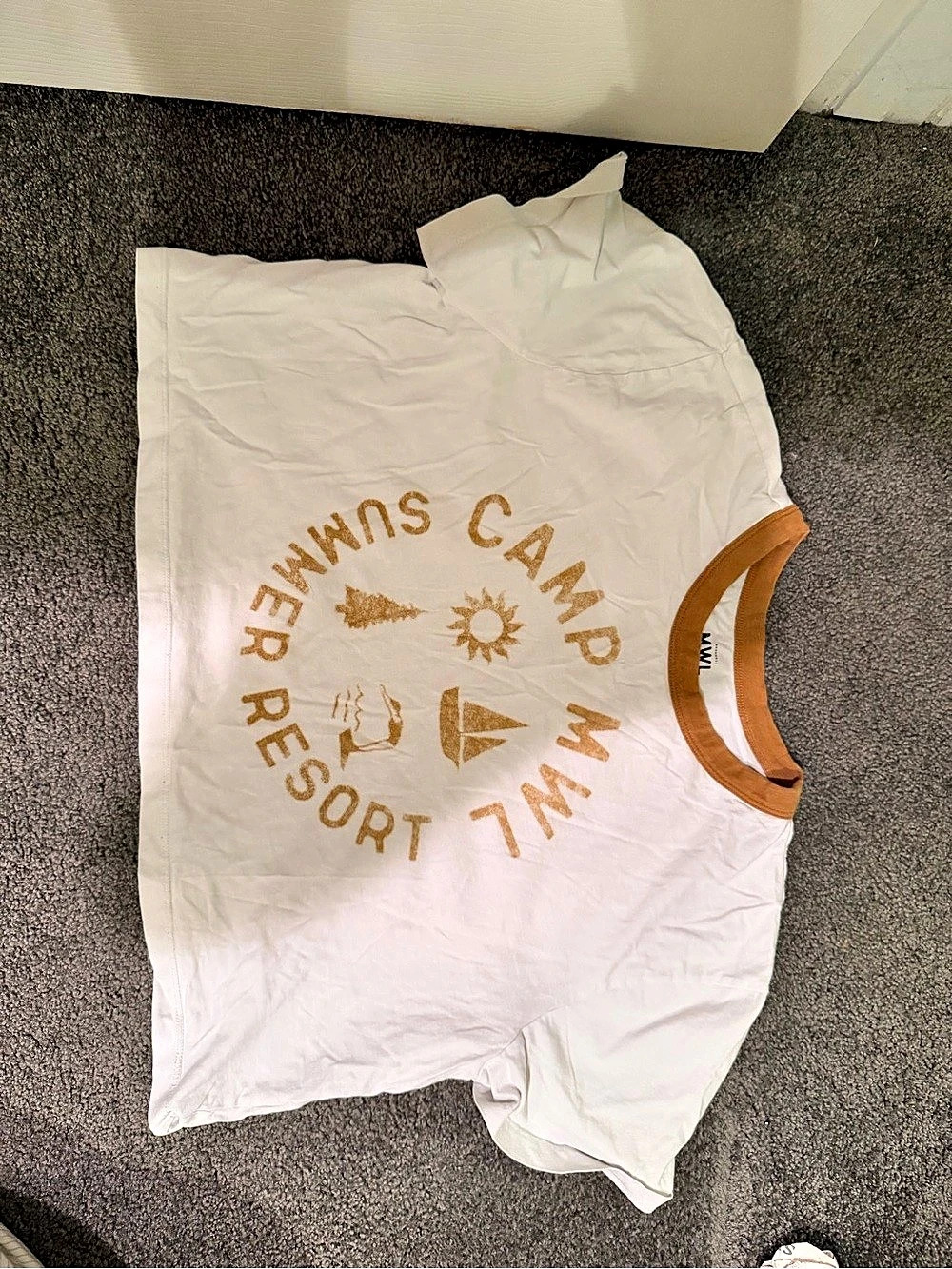 Camp madewell MWL Graphic Short Sleeve Tee crop top